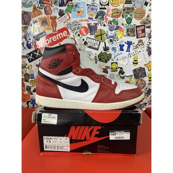 Size 13 - Jordan 1 Retro OG High Chicago 100% Authentic main image 5